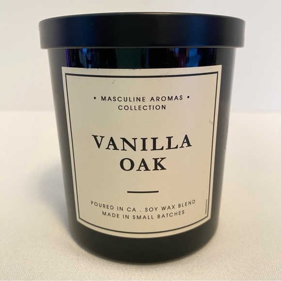 Leoben Company Other - Leoben Company Masculine Aromas Co. Vanilla Oak Soy Wax Blend Candle New